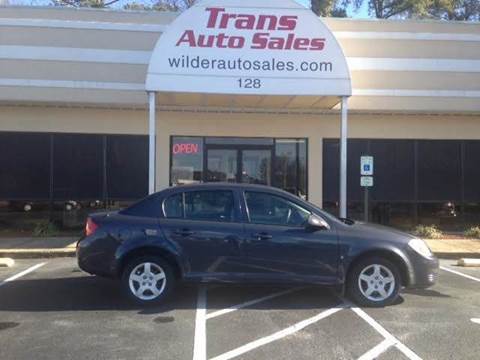 2008 Chevrolet Cobalt for sale at Trans Auto Sales in Greenville NC