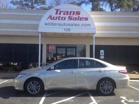 2015 Toyota Camry for sale at Trans Auto Sales in Greenville NC