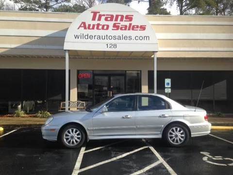 2005 Hyundai Sonata for sale at Trans Auto Sales in Greenville NC