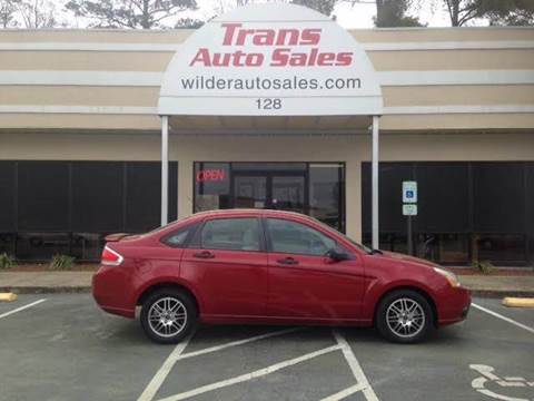 2010 Ford Focus for sale at Trans Auto Sales in Greenville NC