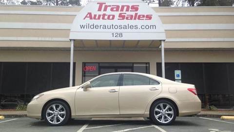 2007 Lexus ES 350 for sale at Trans Auto Sales in Greenville NC