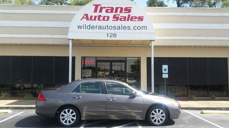 2007 Honda Accord for sale at Trans Auto Sales in Greenville NC