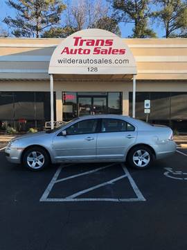 2008 Ford Fusion for sale at Trans Auto Sales in Greenville NC
