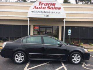 2005 Nissan Altima for sale at Trans Auto Sales in Greenville NC