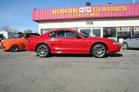 1994 Ford Mustang for sale at Modern Classics Car Lot in Westland MI