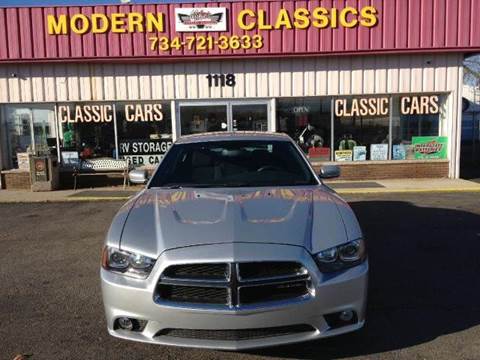 2012 Dodge Charger for sale at Modern Classics Car Lot in Westland MI