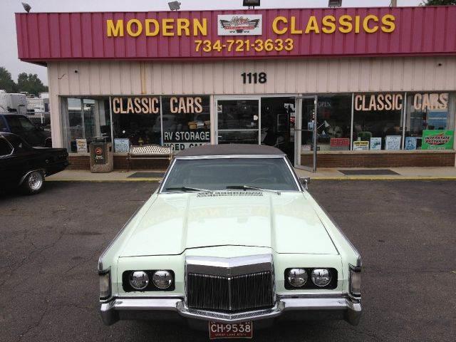 1969 Lincoln Continental for sale at Modern Classics Car Lot in Westland MI