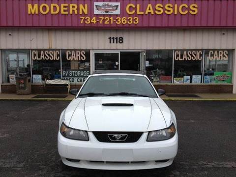 2002 Ford Mustang for sale at Modern Classics Car Lot in Westland MI