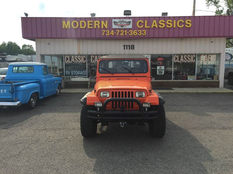 1989 Jeep Wrangler for sale at Modern Classics Car Lot in Westland MI
