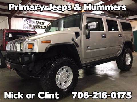 2003 HUMMER H2 for sale at PRIMARY AUTO GROUP Jeep Wrangler Hummer Argo Sherp in Dawsonville GA