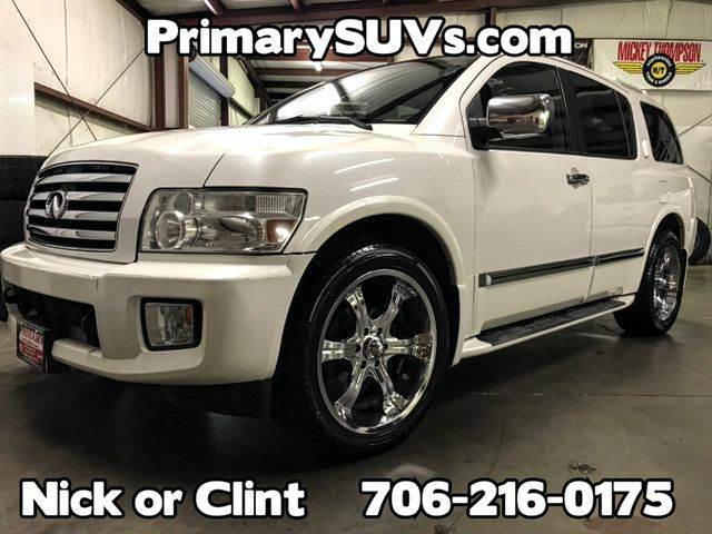 2006 Infiniti QX56 for sale at PRIMARY AUTO GROUP Jeep Wrangler Hummer Argo Sherp in Dawsonville GA