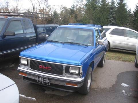 1987 GMC S-15 Jimmy for sale at All State Auto Sales, INC in Kentwood MI