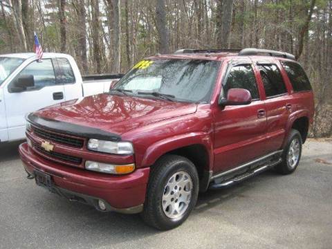 2004 Chevrolet Tahoe for sale at GRS Auto Sales and GRS Recovery in Hampstead NH