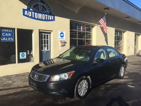2008 Honda Accord for sale at HUDSON ROAD AUTOMOTIVE in Stow MA