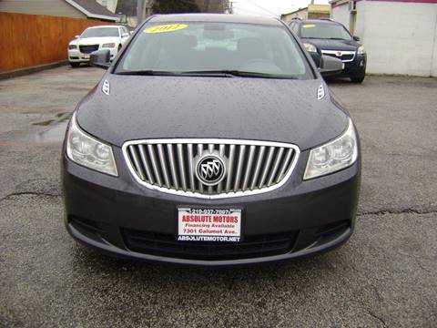 2012 Buick LaCrosse for sale at Absolute Motors in Hammond IN