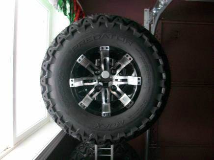  10 inch Octane Wheels Machined With 22 inch Tires for sale at Area 31 Golf Carts - Wheels in Acme PA