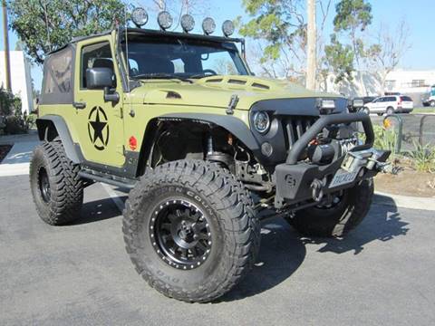 2013 Jeep Wrangler for sale at ORANGE COUNTY AUTO WHOLESALE in Irvine CA