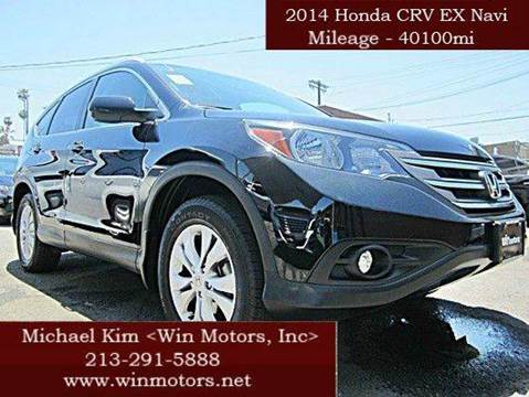 2014 Honda CR-V for sale at Win Motors Inc. in Los Angeles CA