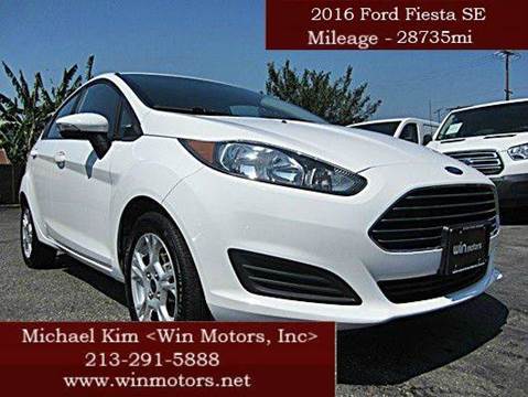 2016 Ford Fiesta for sale at Win Motors Inc. in Los Angeles CA