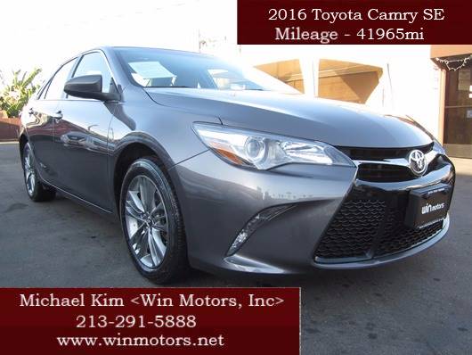 2016 Toyota Camry for sale at Win Motors Inc. in Los Angeles CA