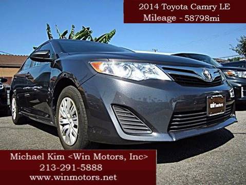 2014 Toyota Camry for sale at Win Motors Inc. in Los Angeles CA