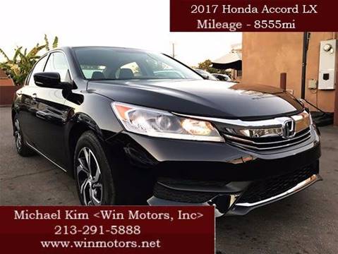 2017 Honda Accord for sale at Win Motors Inc. in Los Angeles CA