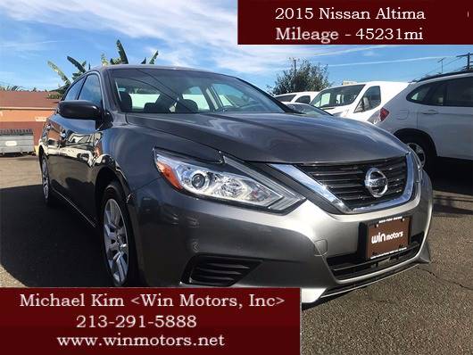 2016 Nissan Altima for sale at Win Motors Inc. in Los Angeles CA