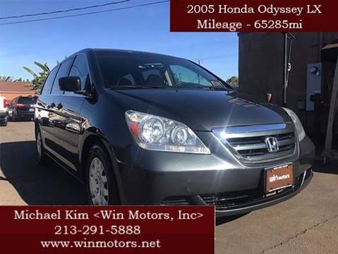 2005 Honda Odyssey for sale at Win Motors Inc. in Los Angeles CA