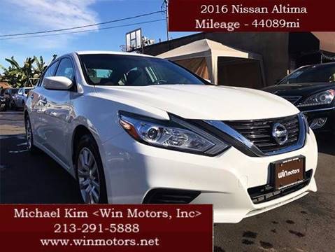 2016 Nissan Altima for sale at Win Motors Inc. in Los Angeles CA