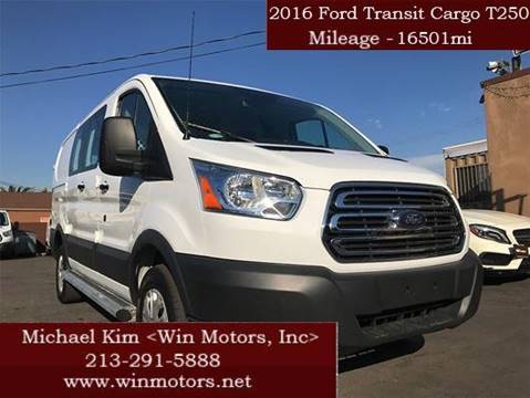 2016 Ford Transit Cargo for sale at Win Motors Inc. in Los Angeles CA