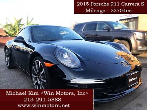 2015 Porsche 911 for sale at Win Motors Inc. in Los Angeles CA