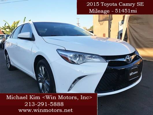 2015 Toyota Camry for sale at Win Motors Inc. in Los Angeles CA