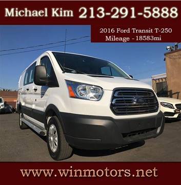 2016 Ford Transit Cargo for sale at Win Motors Inc. in Los Angeles CA