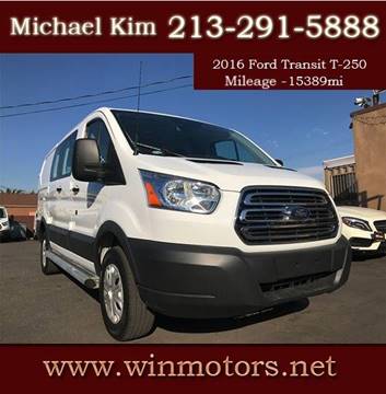 2016 Ford Transit Cargo for sale at Win Motors Inc. in Los Angeles CA