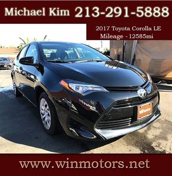 2017 Toyota Corolla for sale at Win Motors Inc. in Los Angeles CA