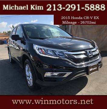 2015 Honda CR-V for sale at Win Motors Inc. in Los Angeles CA