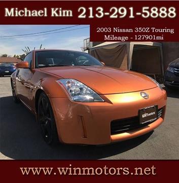 2003 Nissan 350Z for sale at Win Motors Inc. in Los Angeles CA