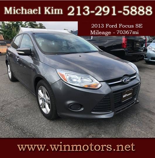 2013 Ford Focus for sale at Win Motors Inc. in Los Angeles CA