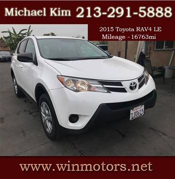 2015 Toyota RAV4 for sale at Win Motors Inc. in Los Angeles CA