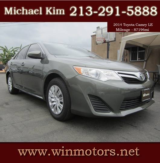 2014 Toyota Camry for sale at Win Motors Inc. in Los Angeles CA