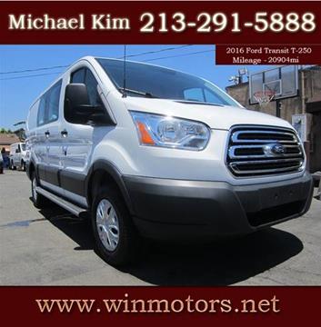 2016 Ford Transit Cargo for sale at Win Motors Inc. in Los Angeles CA