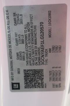 2020 Chevrolet Silverado 1500 Work Truck