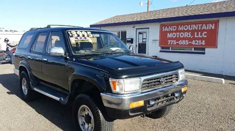 1995 Toyota 4Runner for sale at Sand Mountain Motors in Fallon NV