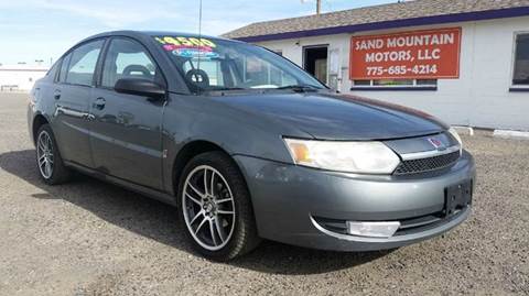 2004 Saturn Ion for sale at Sand Mountain Motors in Fallon NV