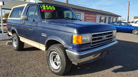 1990 Ford Bronco for sale at Sand Mountain Motors in Fallon NV