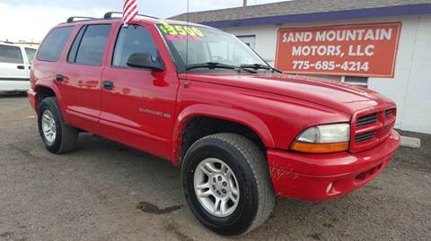 2001 Dodge Durango for sale at Sand Mountain Motors in Fallon NV