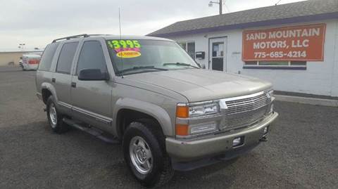 2000 Chevrolet Tahoe Limited/Z71 for sale at Sand Mountain Motors in Fallon NV