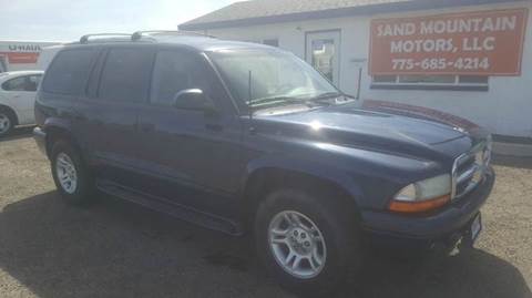2003 Dodge Durango for sale at Sand Mountain Motors in Fallon NV
