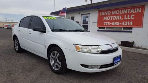 2004 Saturn Ion for sale at Sand Mountain Motors in Fallon NV