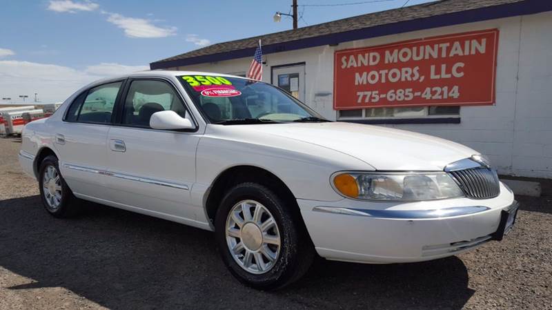 2000 Lincoln Continental for sale at Sand Mountain Motors in Fallon NV